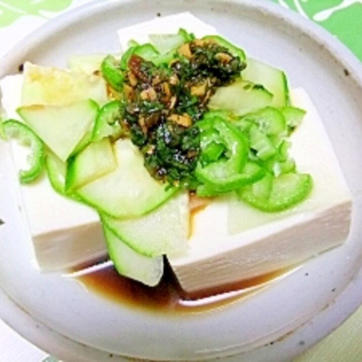 豆腐と夏野菜を何倍も美味しく頂けま～す♪